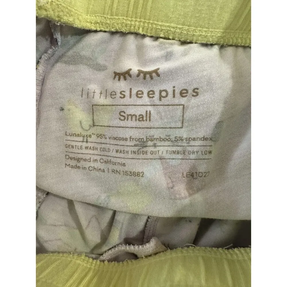 Little Sleepies Hop to it Bunny Pajama Pants Bamboo Pink Bunnies Women’s Small - Picture 7 of 10